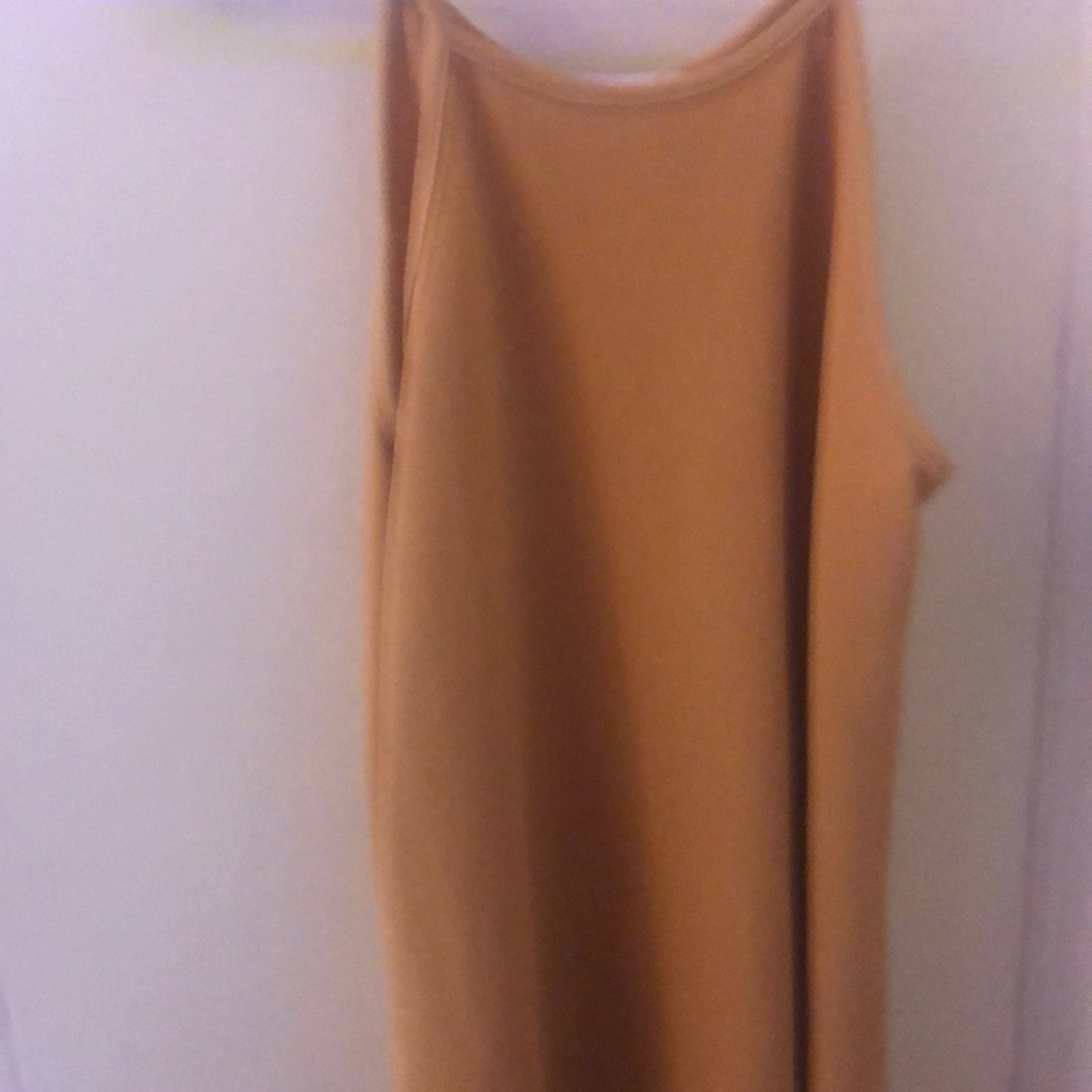 Dark yellow/ orange straight dress